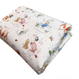 Bunny Family in White Snuggling Sherpa Rug