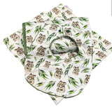 Keith Koala Nappy Clutch Snuggle Blanket and Bib Newborn Gift Set