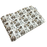 Australian Animals in Brown Snuggling Sherpa Rug