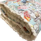 Pelican Tales Light Blue May Gibbs Snuggling Sherpa Fleece Rug