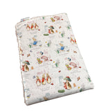 Bunny Family in White Snuggling Sherpa Rug