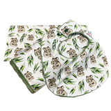Keith Koala Nappy Clutch Snuggle Blanket and Bib Newborn Gift Set