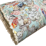 Pelican Tales Light Blue May Gibbs Snuggling Sherpa Fleece Rug