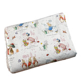 Bunny Family in White Snuggling Sherpa Rug