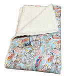 Pelican Tales Light Blue May Gibbs Snuggling Sherpa Fleece Rug