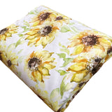 Madison Sunflower Snuggling Sherpa Fleece Rugs