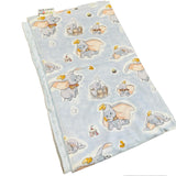 Baby Elephants Blue Snuggle Blanket