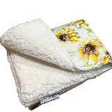 Madison Sunflower Snuggling Sherpa Fleece Rugs