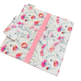 Pink Blossom Silver Dollar Eucalyptus Leaves Nappy Organiser