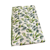 Eucalypts and Silver Dollar Snuggling Minky Blanket