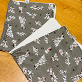 Burp Cloths - Dribbles - Character Prints - 600gm Towelling -