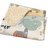 Farm Yard Friends Blanket Bib Nappy Wallet Gift Set