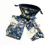 Moonlit Flora Waterproof Nappy Tote Bag Snuggle Blanket Bib Burp Set