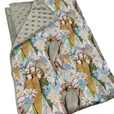 Gumnut Babies  in the Eucalypts Minky Blanket May Gibbs