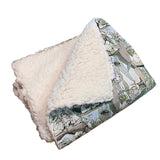 Gumnut Babies in the Trees Snuggley Sherpa Fleece Rug