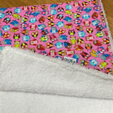 Burp Cloths - Dribbles - Character Prints - 600gm Towelling -