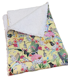 Eucalyptus and Pink Blossom Babies  Snuggle Pot Cuddle Pie Sherpa Rug