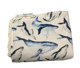 Humpback Whales Snuggly Sherpa Fleece Rug