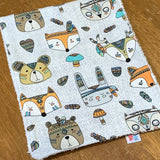 Burp Cloths - Dribbles - Character Prints - 600gm Towelling -