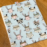 Burp Cloths - Dribbles - Character Prints - 600gm Towelling -
