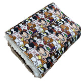 Gus Farm Animals Snuggling Sherpa Rug