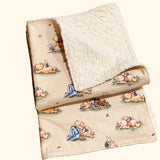 Honey Bear and Friends Chilling About  Sherpa Rug