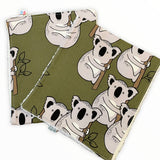 Australian Flora Fauna Burps and Dribble Cloths