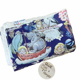 May Gibbs- Sherpa Rug Pelican Tales in Navy