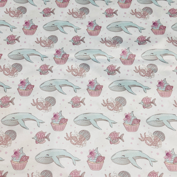 Whales and Cupcakes Travel Changing Mat - Portable - Waterproof