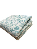 Teal Sea Life Snuggling Sherpa Rugs