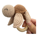 Crochet Sea Creatures - Beachwood Ring for Teething Babies