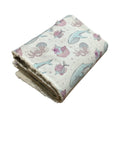 Pastel Pink Cupcakes and Whales Sherpa Rug