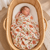 Boho Floral Swaddle Wraps