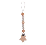 Beachwood and BPA Free Silicone Teething Pacifier Chain