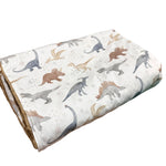 Dinosaurs Snuggling Minky Blanket