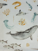 Sea Life Waterproof Travel Rug Change Mat