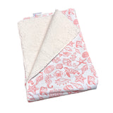 Coral Sea Life Snuggling Sherpa Rugs