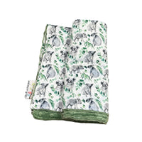 Koalas and Eucalyptus Leaves Waterproof Portable PUL Travel Change Mats