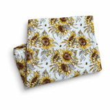Sunflowers Bamboo Cotton Swaddle Wrap “ LIMITED EDITION