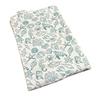 Teal Sea Life Snuggling Sherpa Rugs