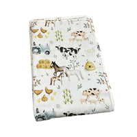 Country Life Farm Animals Snuggly Sherpa Fleece Rug