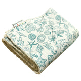 Teal Sea Life Snuggling Sherpa Rugs