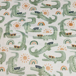Crocodiles Travel Rug/ Changing Mat - Waterproof- Portable