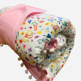 Spring Garden Bears 350gm Wadding Baby Tummy Play Time Floor Rug