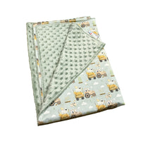 Barn Animals Minky Blanket