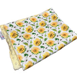 Sunflowers Waterproof Print Portable Change Mat