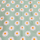 Daisy Daisy in Mint Thick 350gm Wadding portable Baby Tummy Play Time Floor Rugs