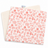 Sea Coral Peach Sherpa Fleece Rug
