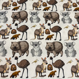 Australian Animals Burp Cloths