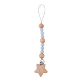 Beachwood and BPA Free Silicone Teething Pacifier Chain